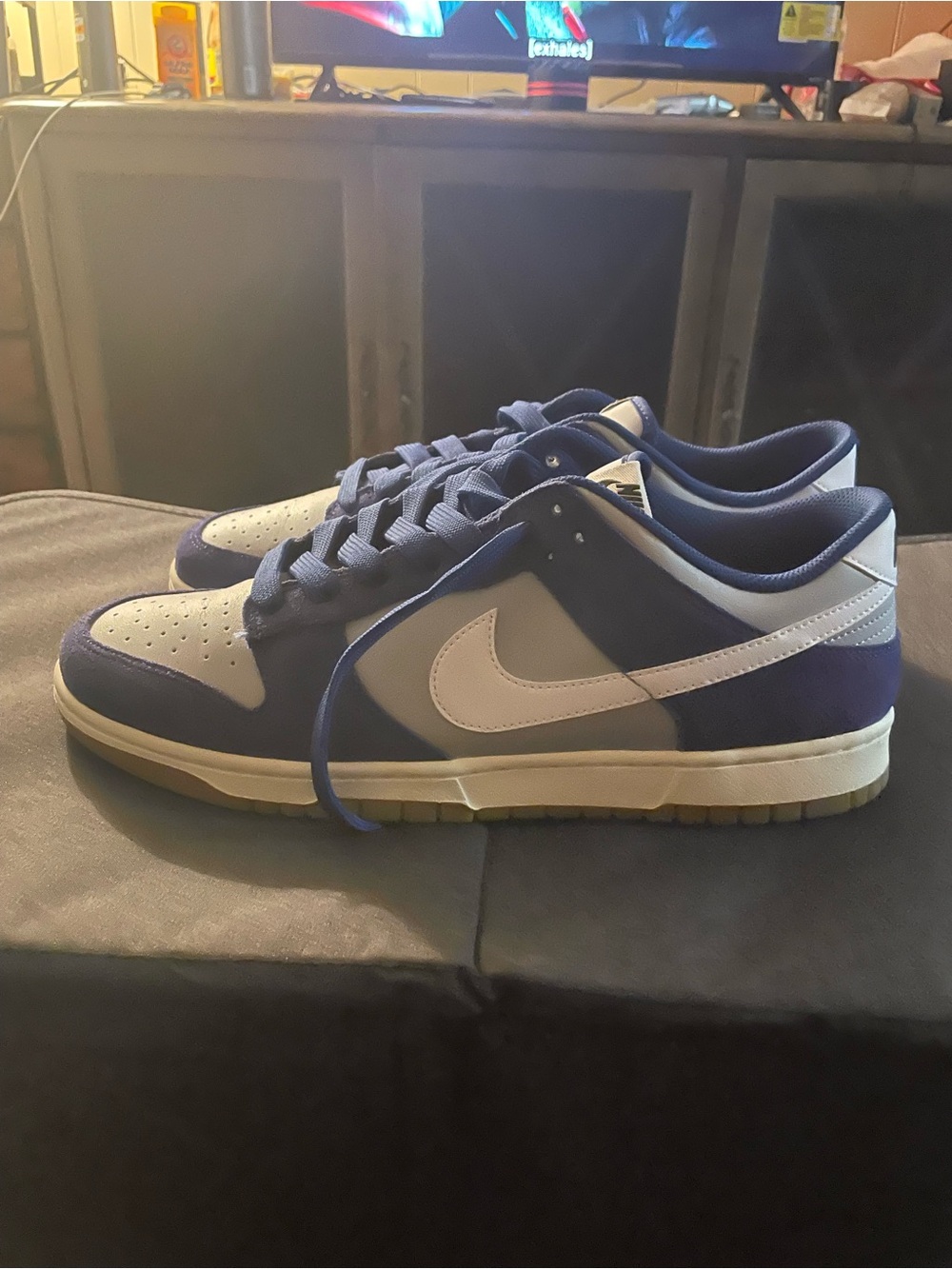 Nike Dunk Low Retro SE Deep Royal Blue Gum Mens Size 13